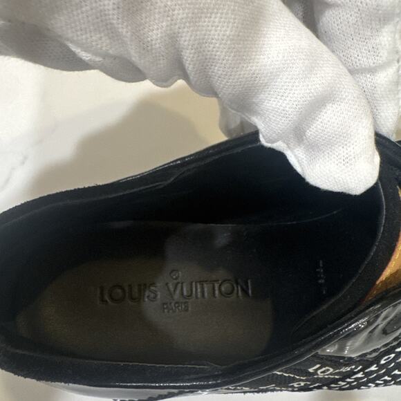 Louis Vuitton Patent Leather Low Top Size 37.5 Women’s Sneaker (runs Small) - Picture 9 of 16